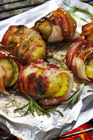 Kartoffeln im Speck-Rosmarin-Mantel Kartoffeln im Speck-Rosmarin-Mantel