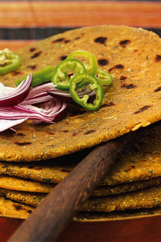 Würzige Missi-Roti-Fladen