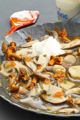 Pilzsauce mit Rosmarin Pilzsauce mit Rosmarin