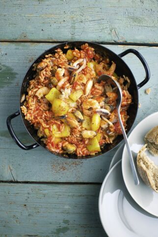 Blitzschnelle Paella Blitzschnelle Paella