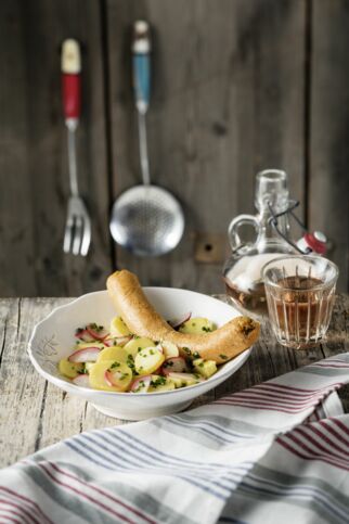 Knackige Tofu-Wurst Knackige Tofu-Wurst