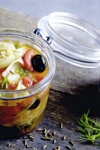 Fenchel mit Oliven