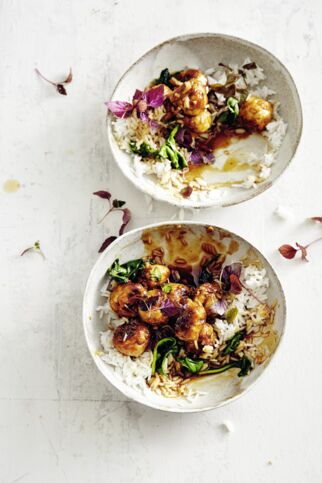 Teriyaki-Huhn-Bällchen Teriyaki-Huhn-Bällchen