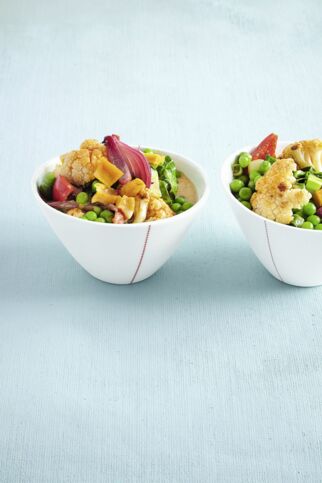 Blumenkohlcurry mit Mango Blumenkohlcurry mit Mango