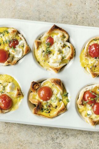 Tomaten-Toast-Muffins Tomaten-Toast-Muffins