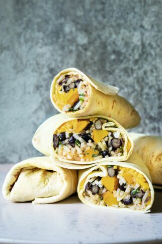 Burritos mit Kürbis Burritos mit Kürbis