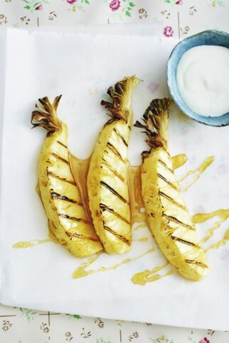 Gegrillte Ananas Gegrillte Ananas