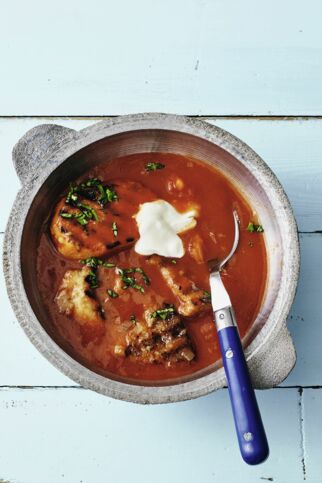 Tomaten-Brot-Suppe