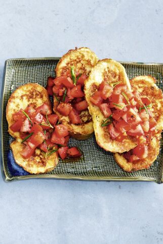 French Toasts mit Tomaten French Toasts mit Tomaten
