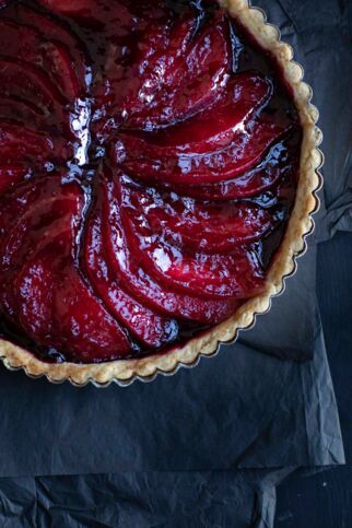 Quittentarte-mit-Johannisbeeren Quittentarte-mit-Johannisbeeren