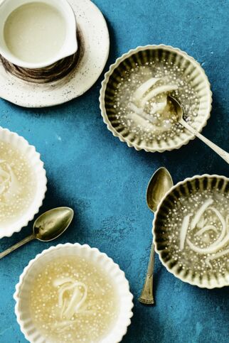 Saku-Pudding mit Kokos Saku-Pudding mit Kokos