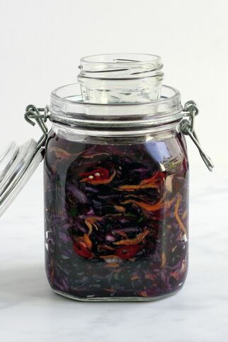 Fermentierter Rotkohl Fermentierter Rotkohl