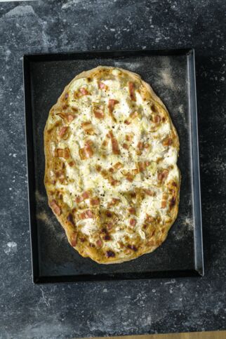 Flammkuchen ohne Mehl Flammkuchen ohne Mehl