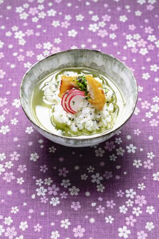 Ochazuke mit Lachsflocken Ochazuke mit Lachsflocken