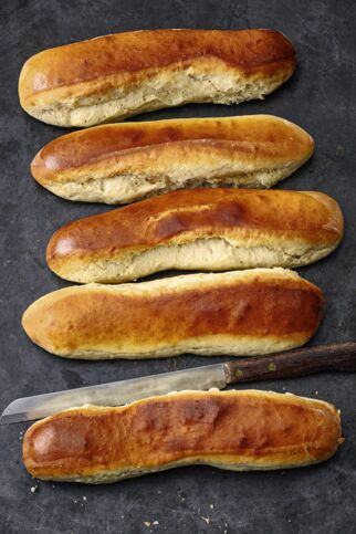 Hotdog-Brötchen Hotdog-Brötchen