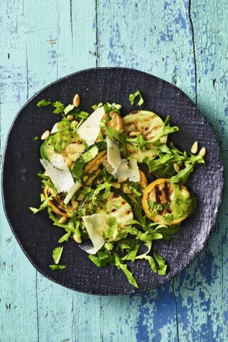 Zucchinisalat mit Orientpesto