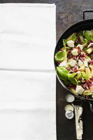 Mediterraner Nudelsalat Mediterraner Nudelsalat