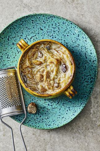 Milchreis mit Fadennudeln Milchreis mit Fadennudeln