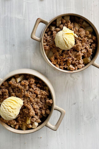 Birnen Crumble