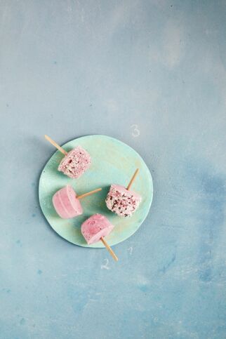 Himbeer-Kokos-Eis Himbeer-Kokos-Eis