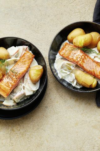 Lachs nach Hausfrauenart Lachs nach Hausfrauenart