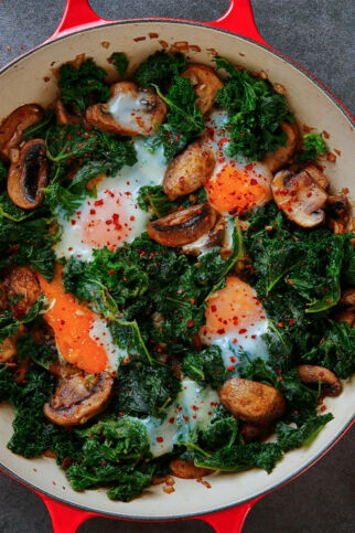 Grünkohl-Shakshuka Grünkohl-Shakshuka