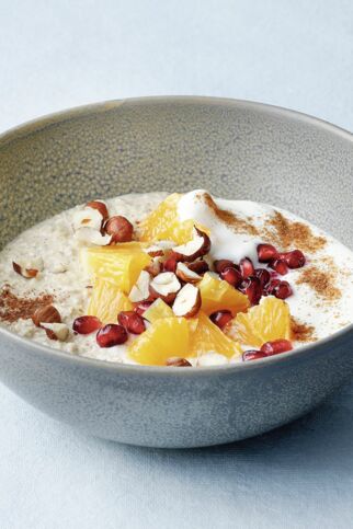 Overnight-Oats mit Orange Overnight-Oats mit Orange