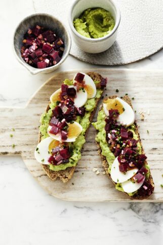 Vitalschnitte mit Rote-Bete-Häckerle