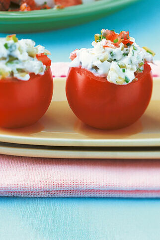 Tomaten mit Frischkäse Tomaten mit Frischkäse