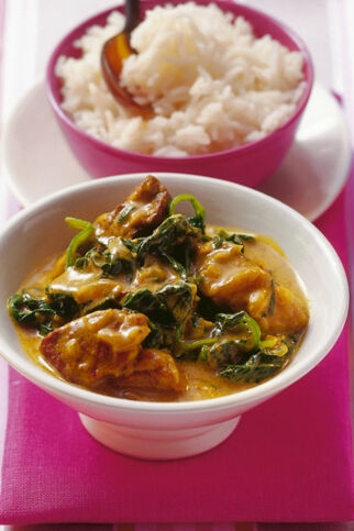 Lamm mit Spinat Lamm mit Spinat