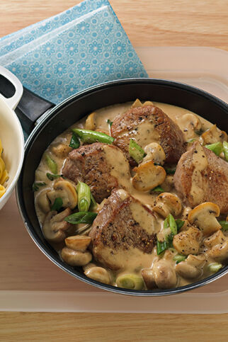 Schweinemedaillons in Pilzsahne Schweinemedaillons in Pilzsahne