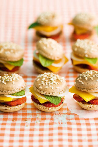 Süße Früchte-Burger Süße Früchte-Burger