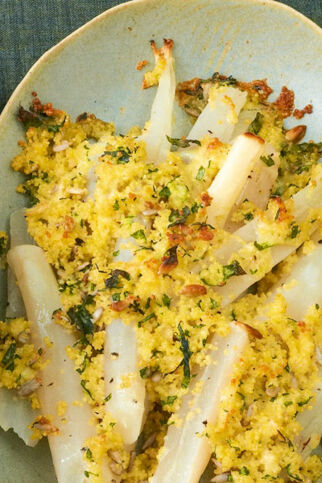 Schwarzwurzeln mit Hirsekruste Schwarzwurzeln mit Hirsekruste