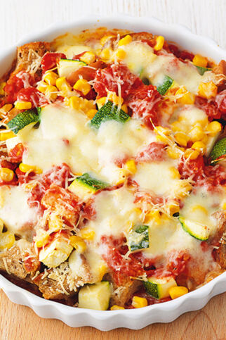 Bunter Pizza-Auflauf Bunter Pizza-Auflauf