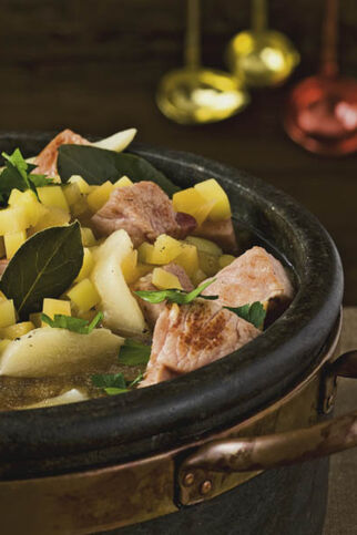 Steckrübeneintopf mit Kasseler Steckrübeneintopf mit Kasseler