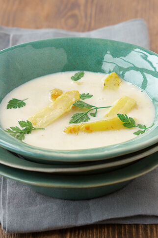 Spargelcremesuppe