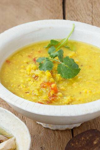 Indische Mung-Dal-Suppe