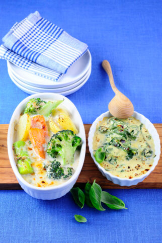 Gorgonzola-Gemüse-Gratin
