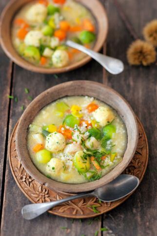 Graupeneintopf mit Käseklößchen Graupeneintopf mit Käseklößchen