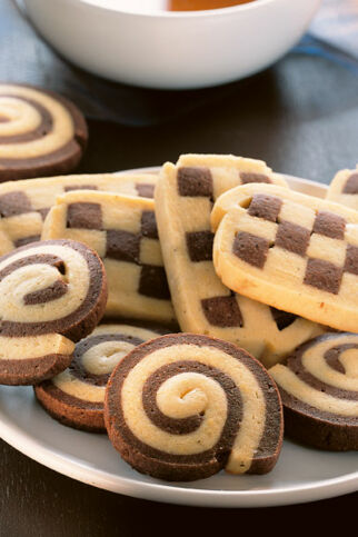 Schwarz-Weiß-Gebäck Schwarz-Weiß-Gebäck