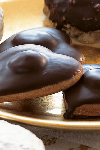 Gefüllte Lebkuchenherzen Gefüllte Lebkuchenherzen