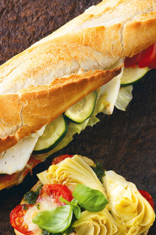 Halloumi-Baguette Halloumi-Baguette