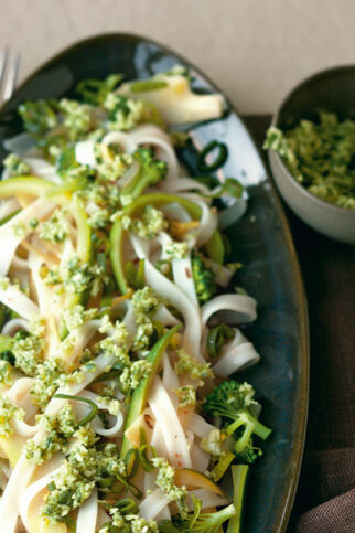 Reisnudeln mit Brokkoli Reisnudeln mit Brokkoli