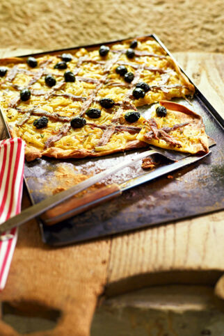 Provenzalischer Zwiebelkuchen Provenzalischer Zwiebelkuchen