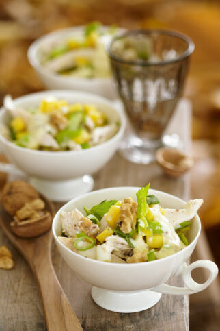 Geflügelsalat mit Mango Geflügelsalat mit Mango