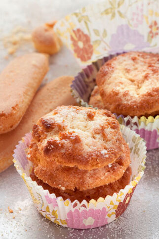 Karamellisierte Löffelbiskuit-Rondos Karamellisierte Löffelbiskuit-Rondos