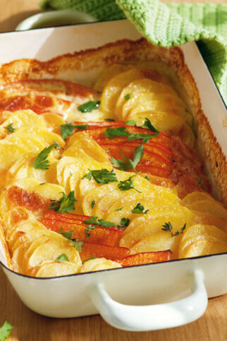 Kartoffel-Kürbis-Gratin Kartoffel-Kürbis-Gratin