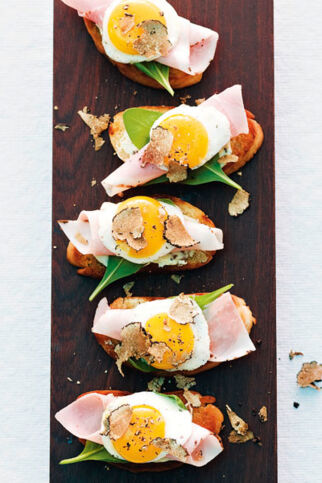 Stramme Mäxchen mit Trüffel Stramme Mäxchen mit Trüffel