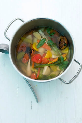 Grundrezept Gemüsebrühe Grundrezept Gemüsebrühe