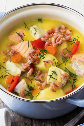 Fischtopf mit Krabben Fischtopf mit Krabben